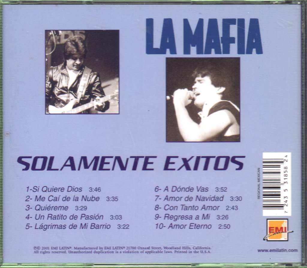 La Mafia - Solamente Exitos - Cd