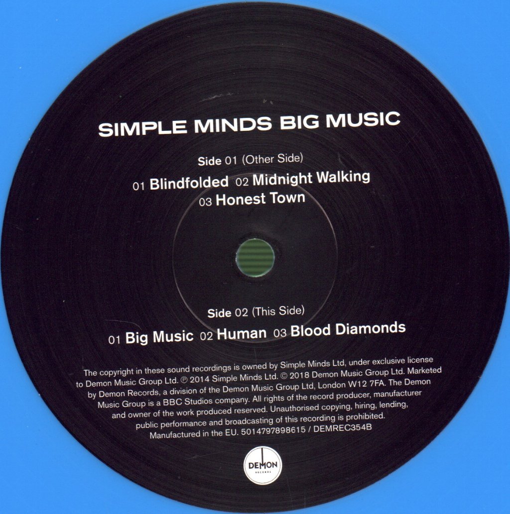 Simple Minds - Big Music - Lp