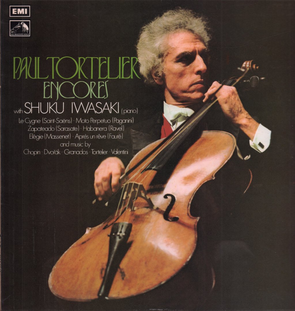 Paul Tortelier With Shuku Iwasaki - Encores - Lp