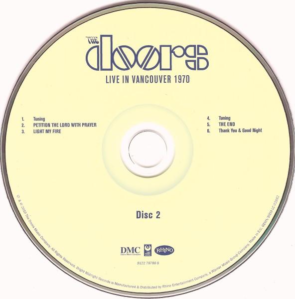 Doors - Live In Vancouver 1970 - Double Cd
