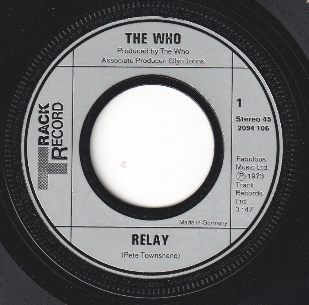 Who - Relay - 7 Inch