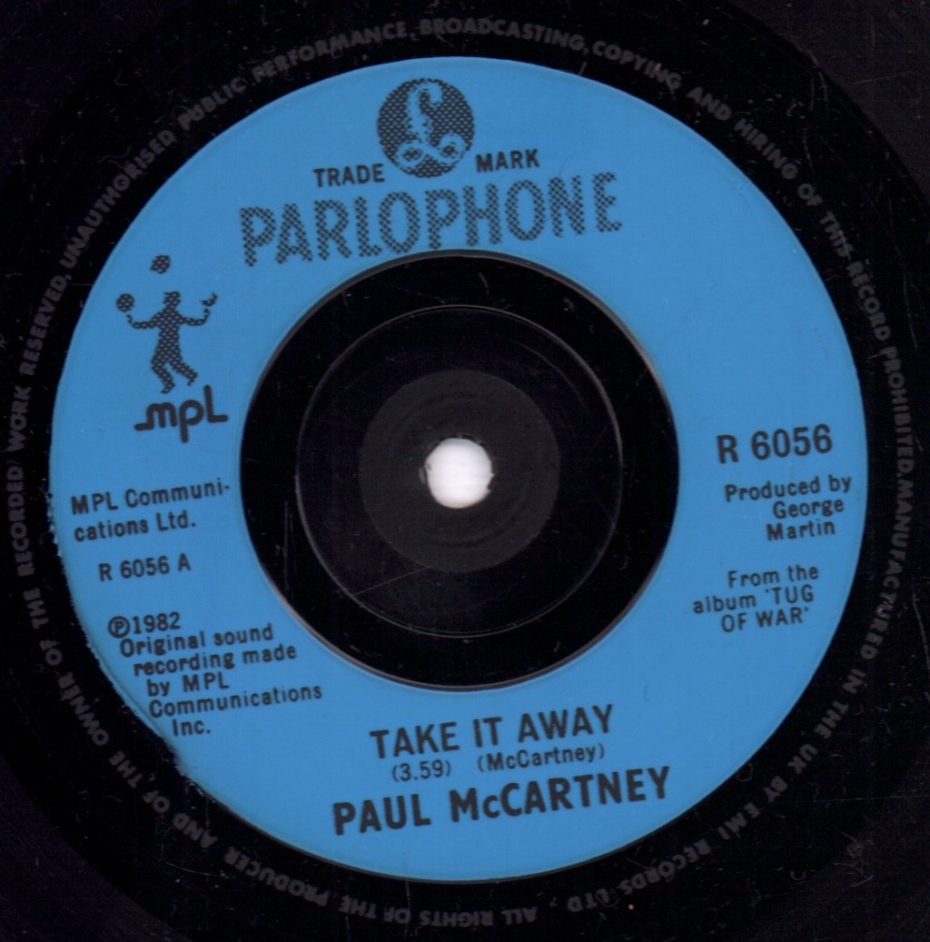 Paul McCartney - Take It Away - 7 Inch