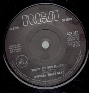 Average White Band - You're My Number One - 7 Inch