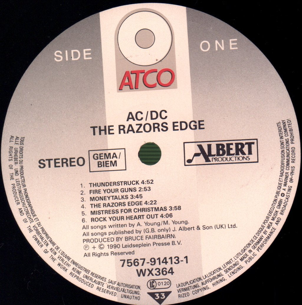 AC/DC - Razors Edge - Lp