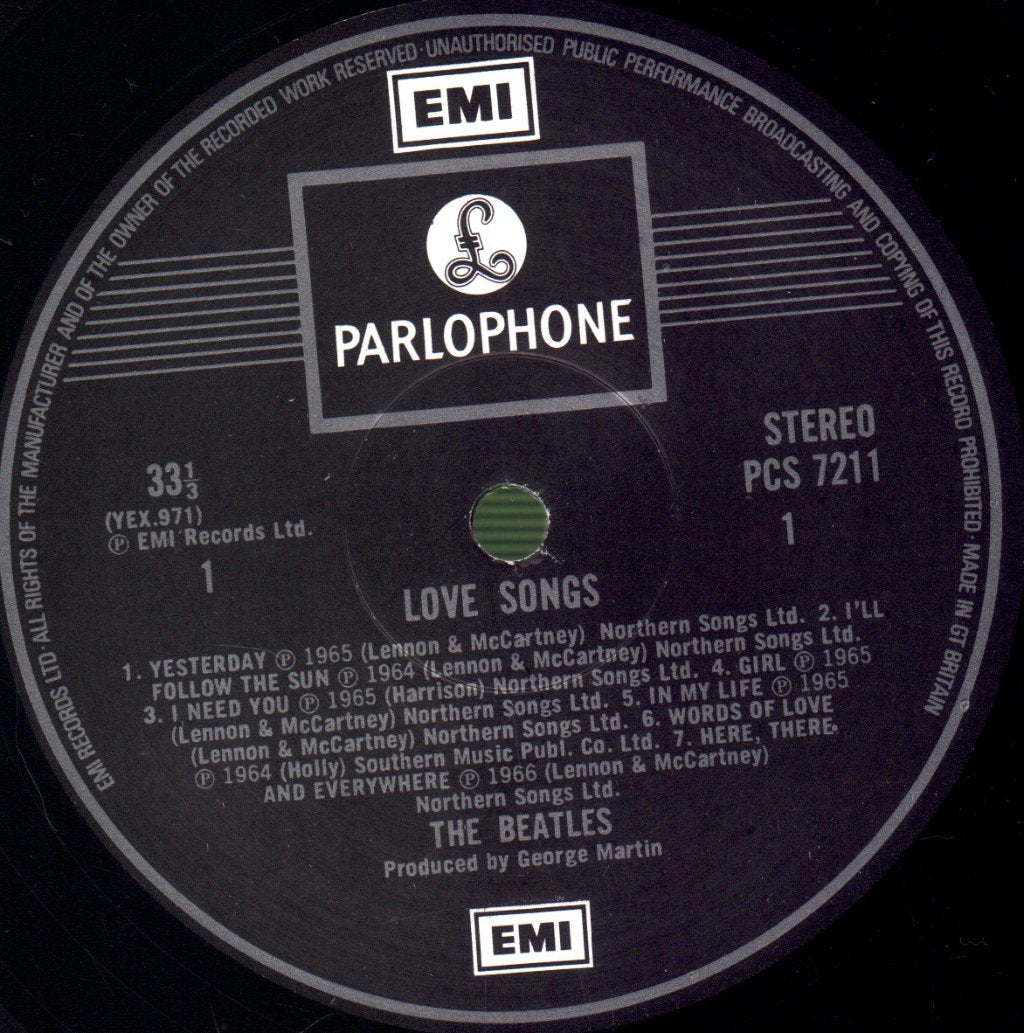 Beatles - Love Songs - Double Lp