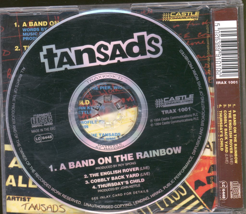 Tansads - A Band On The Rainbow - Cd