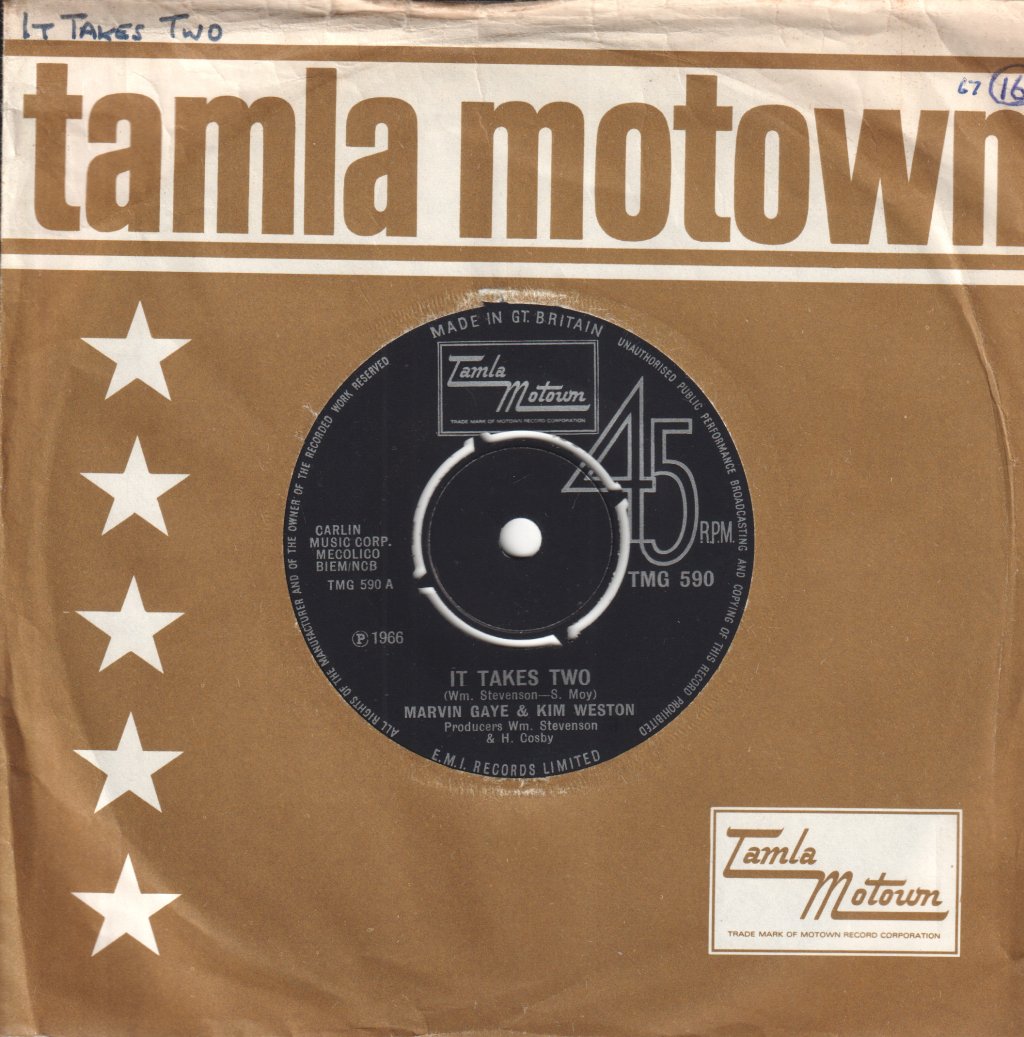 Marvin Gaye And Kim Weston - It Takes Two - 7 Inch