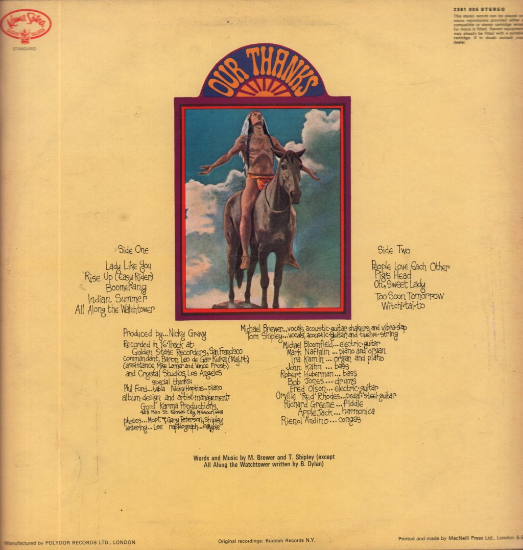 Brewer And Shipley - Weeds - Lp