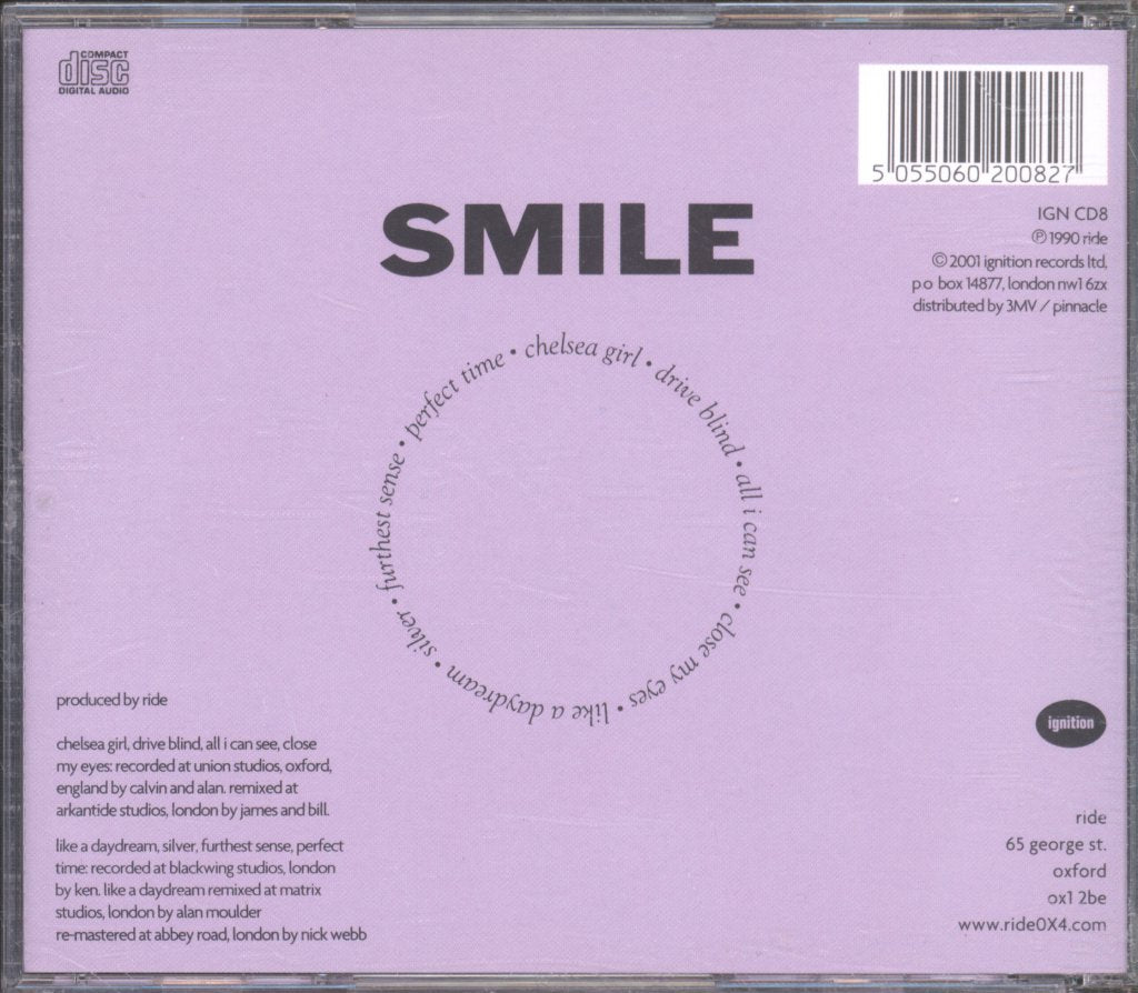 Ride - Smile - Cd