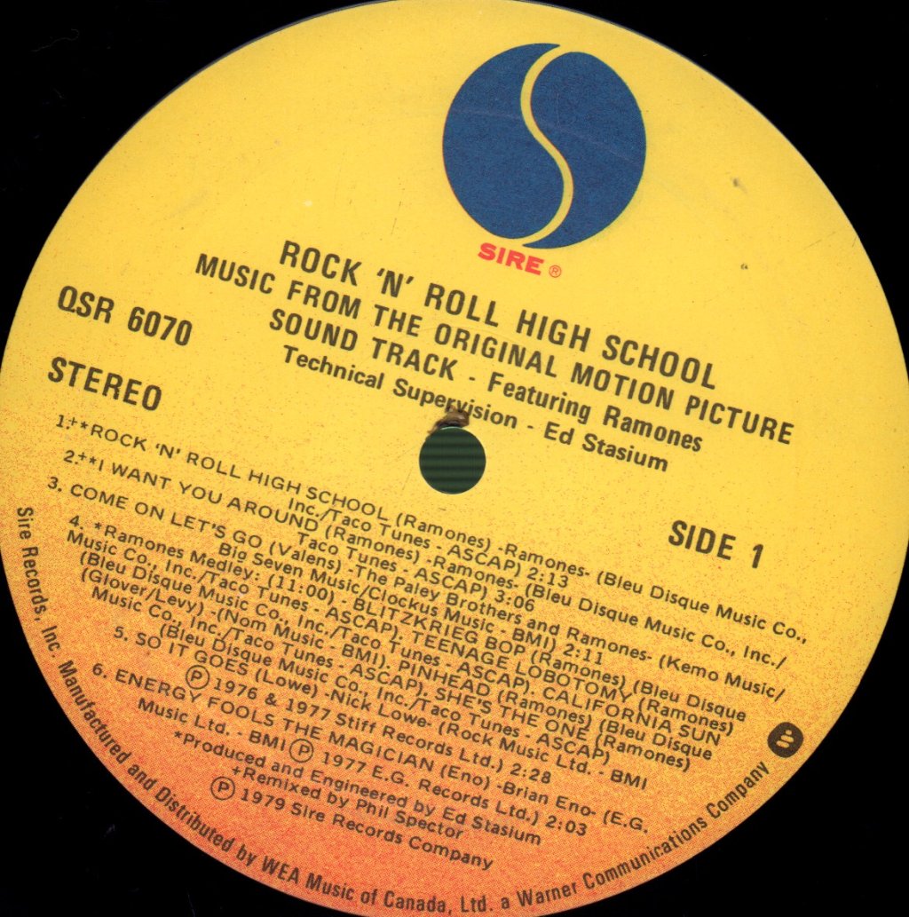 Various Artists - Rock 'N' Roll High School - Lp