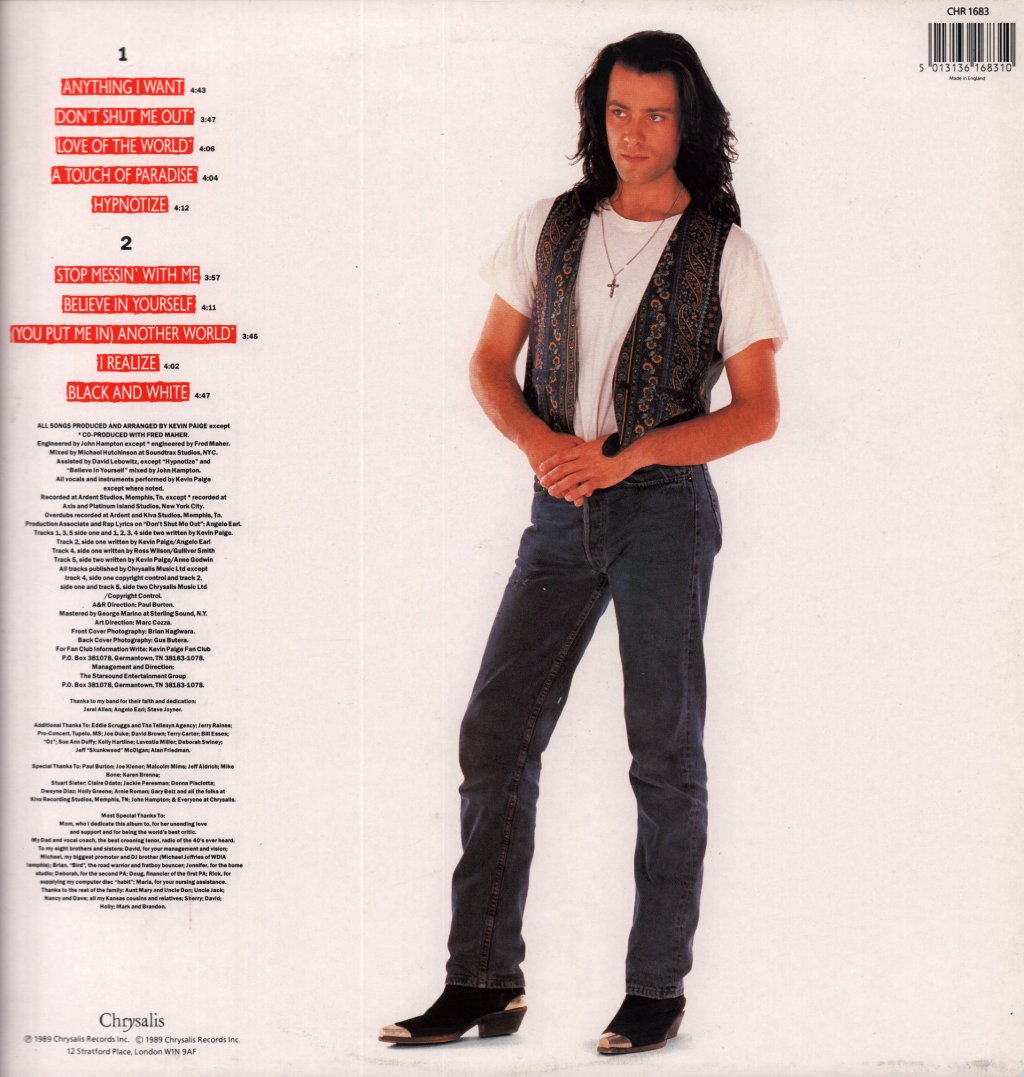 Kevin Paige - Kevin Paige - Lp