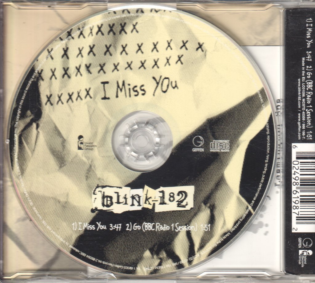 Blink 182 - I Miss You - Cd
