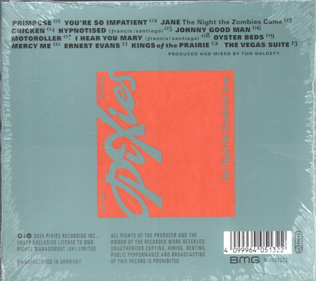 Pixies - Night the Zombies Came - Cd