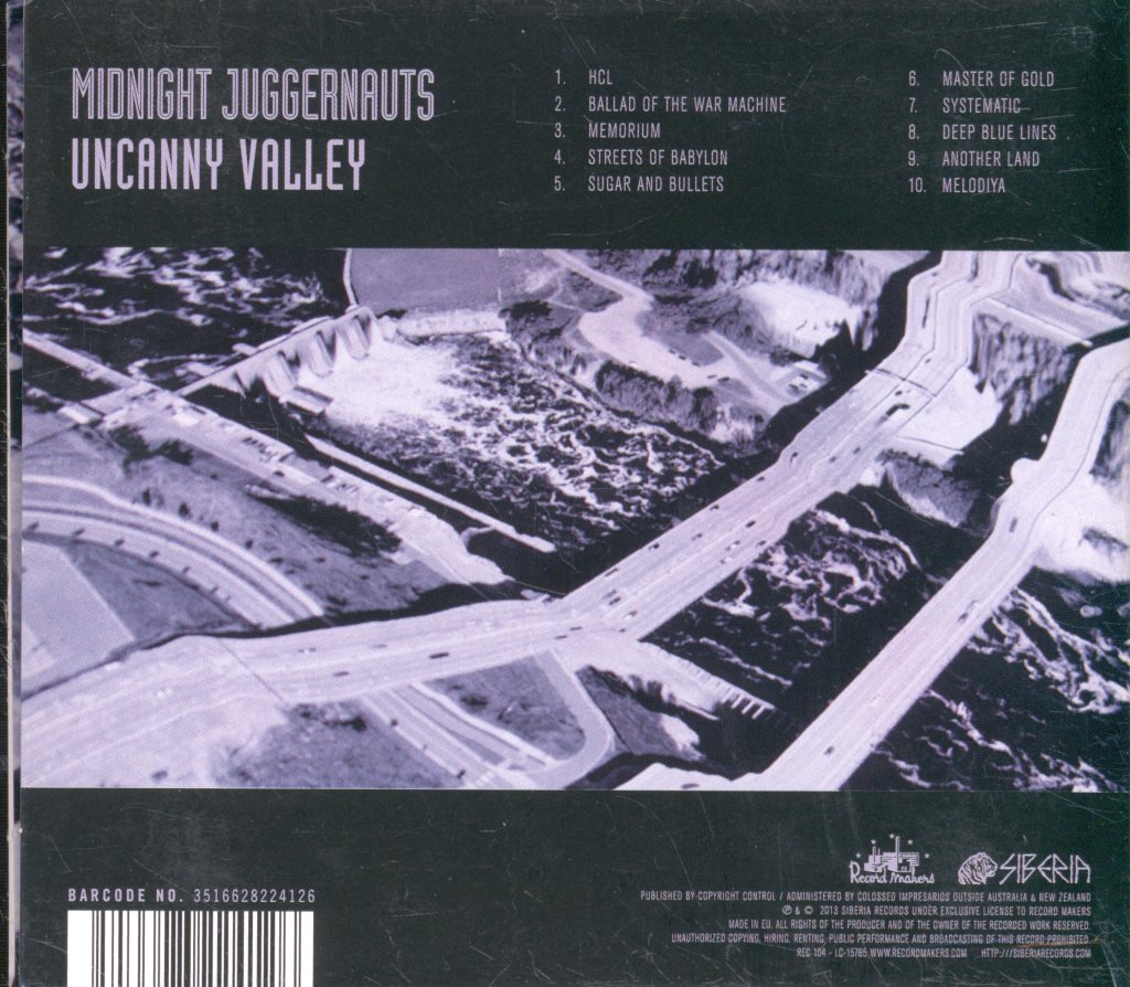Midnight Juggernauts - Uncanny Valley - Cd