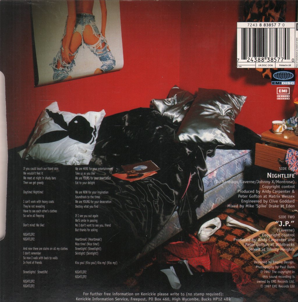 Kenickie - Nightlife - 7 Inch