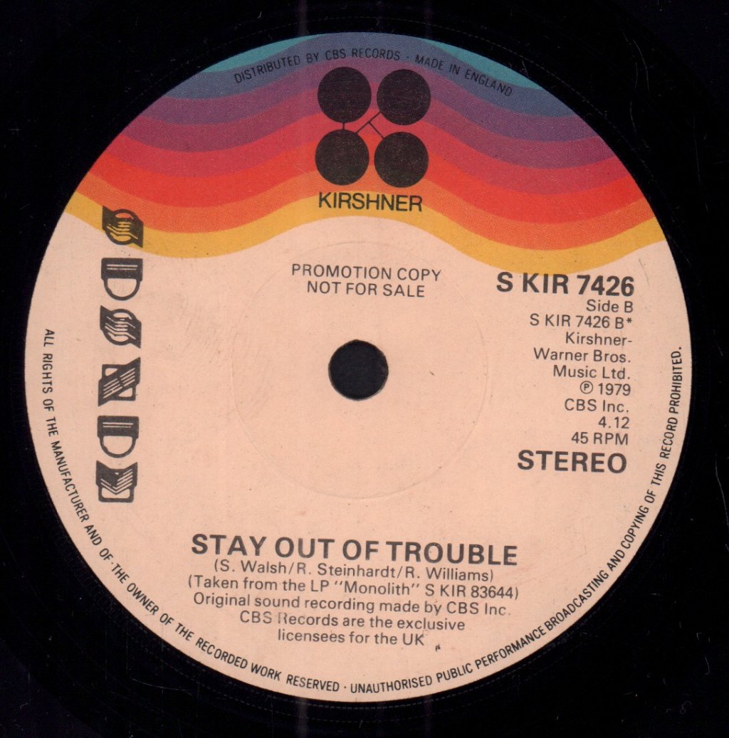 Kansas - People Of The Southwind - 7 Inch