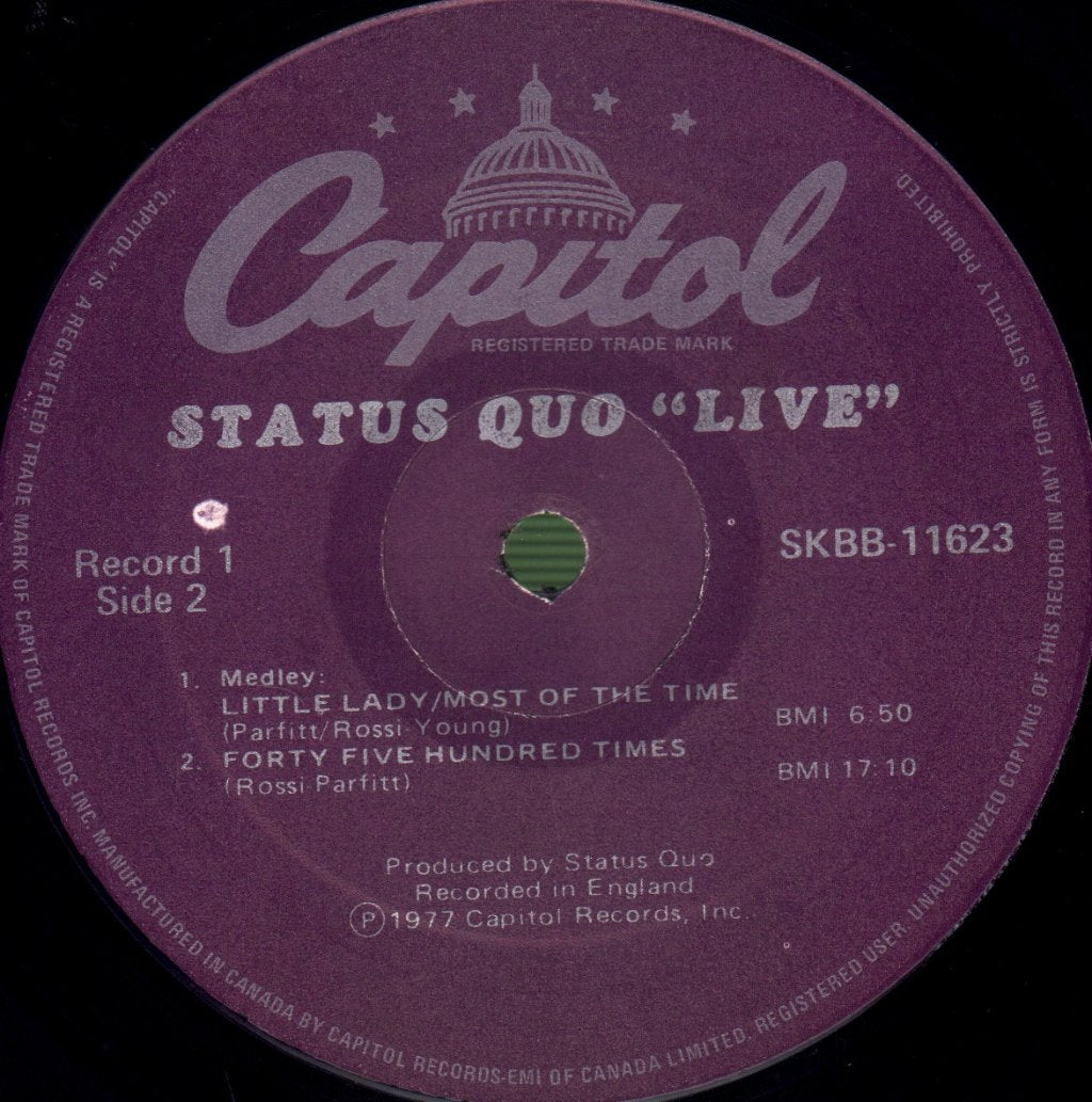 Status Quo - Live - Lp