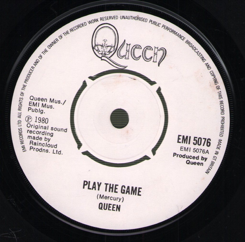 Queen - Play The Game - 7 Inch