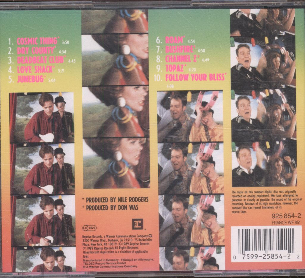 B-52's - Cosmic Thing - Cd