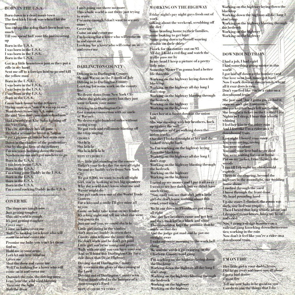 Bruce Springsteen - Born In The Usa - Lp