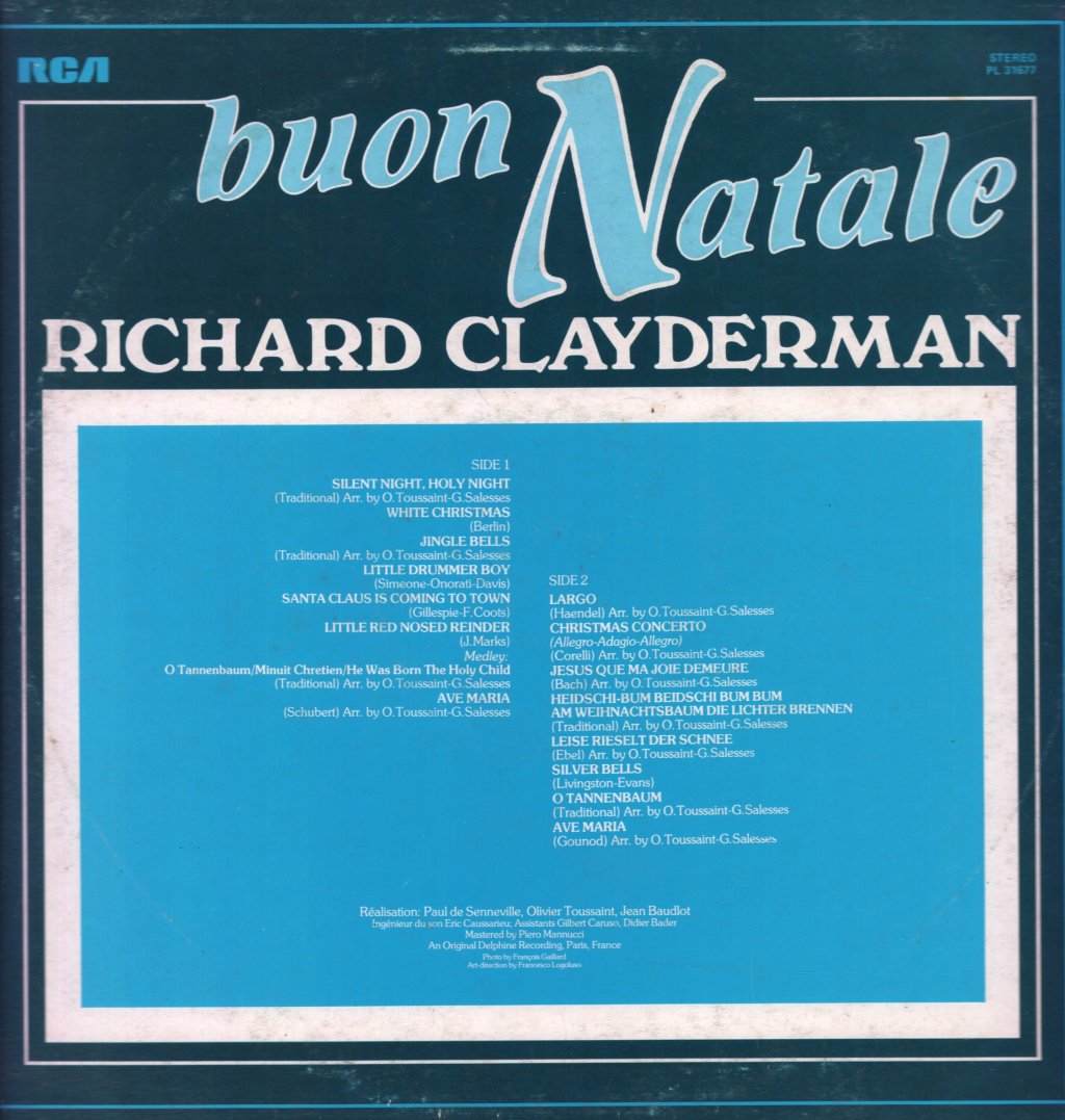 Richard Clayderman - Buon Natale - Lp