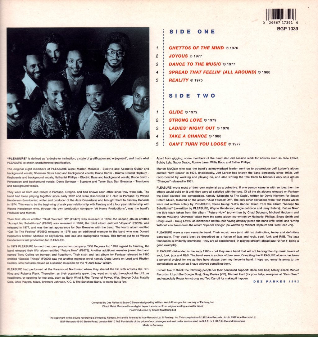 Pleasure - Now Is The Future [Best Of Volume 2] - Lp