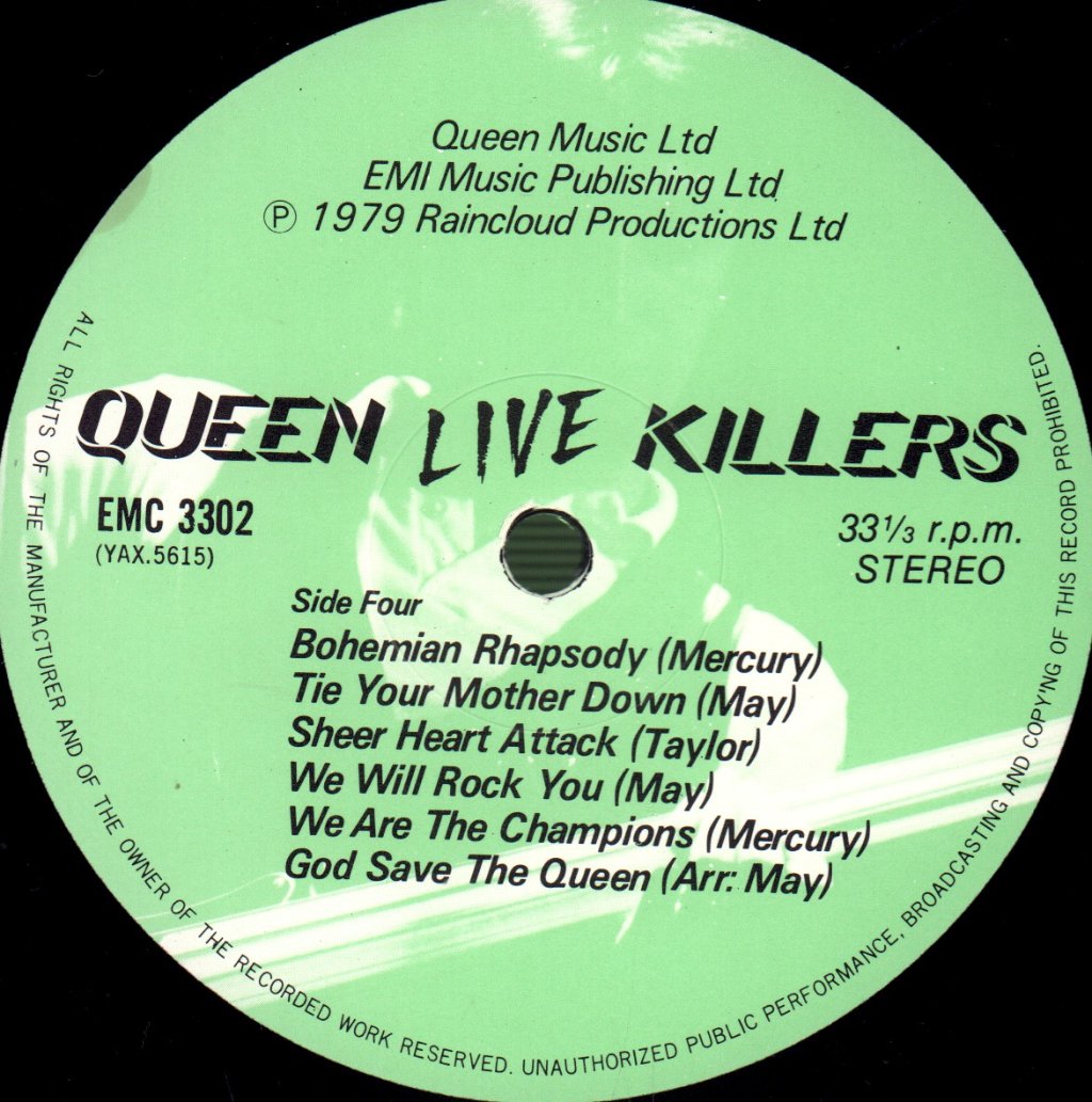 Queen - Live Killers - Double Lp