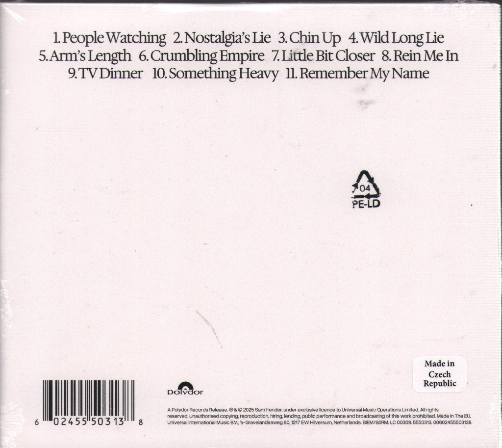 Sam Fender - People Watching - Cd