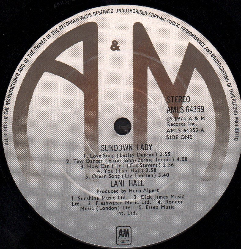 Lani Hall - Sundown Lady - Lp