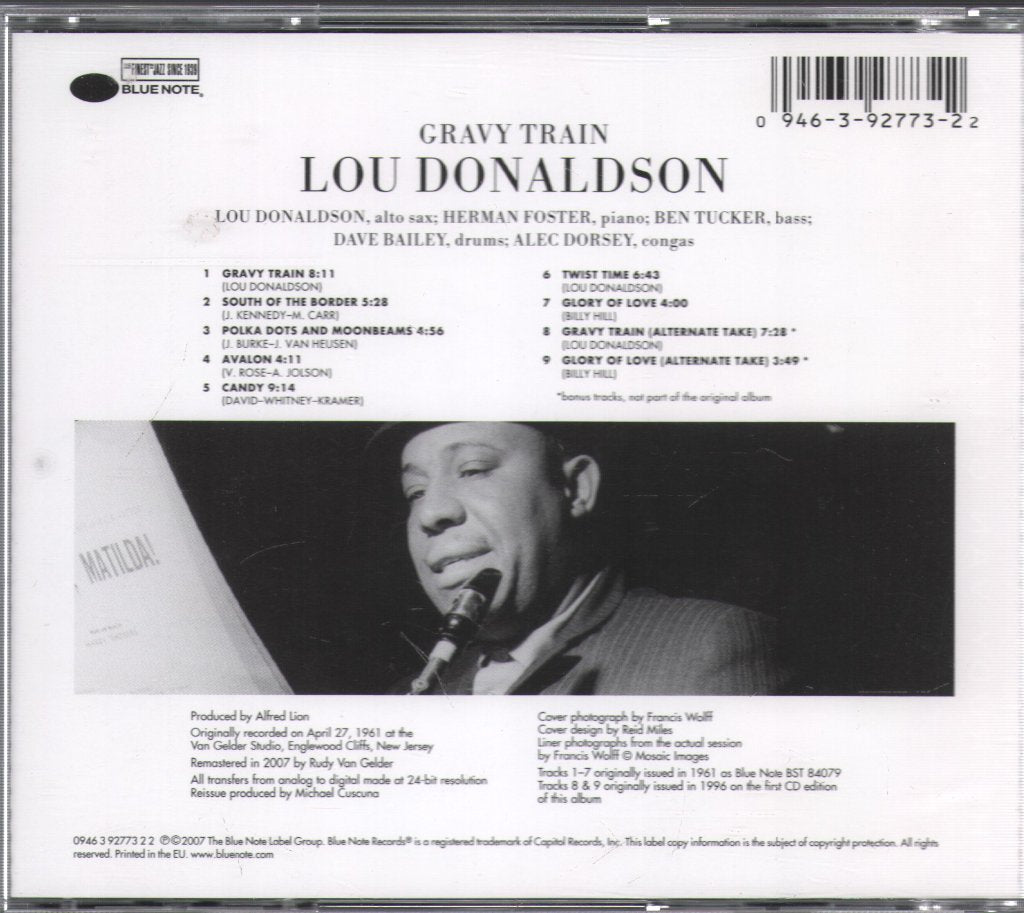 Lou Donaldson - Gravy Train - Cd