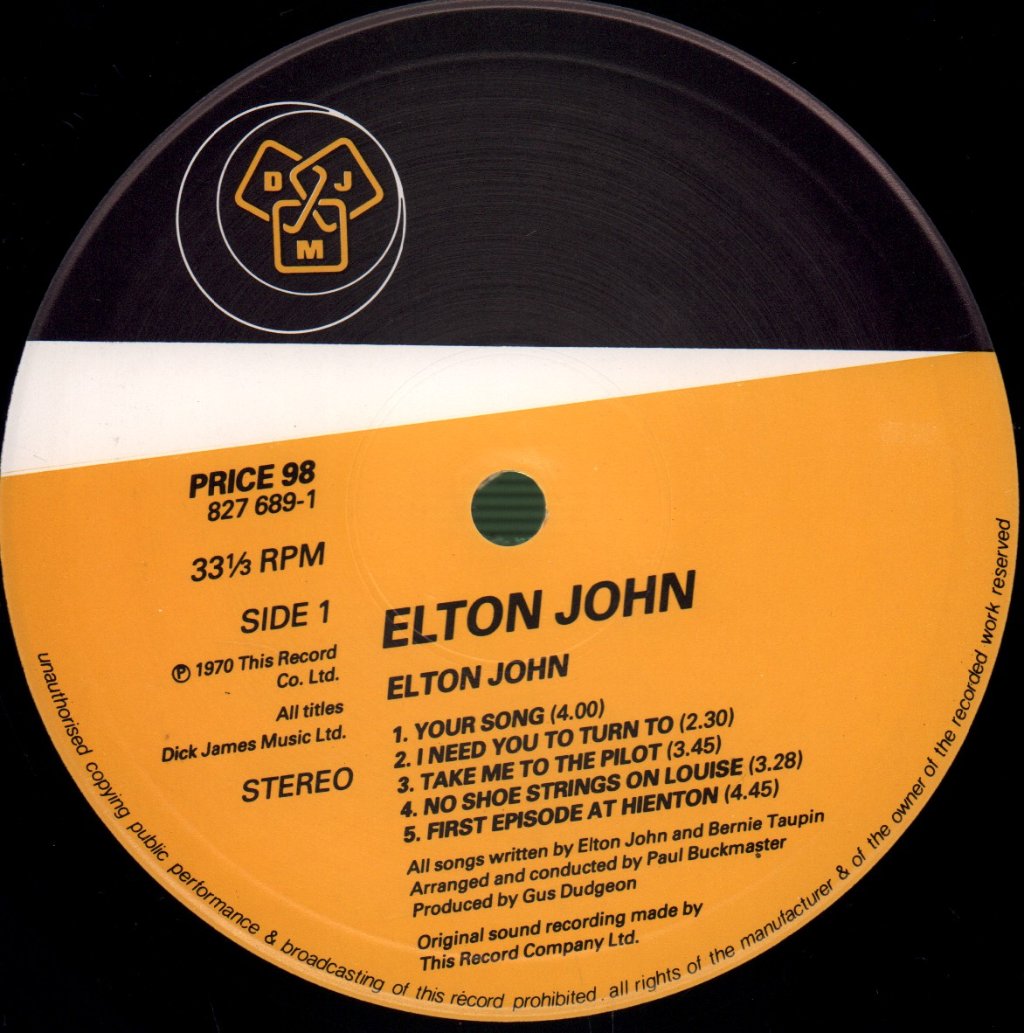 Elton John - Elton John - Lp