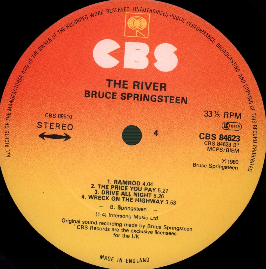 Bruce Springsteen - River - Double Lp