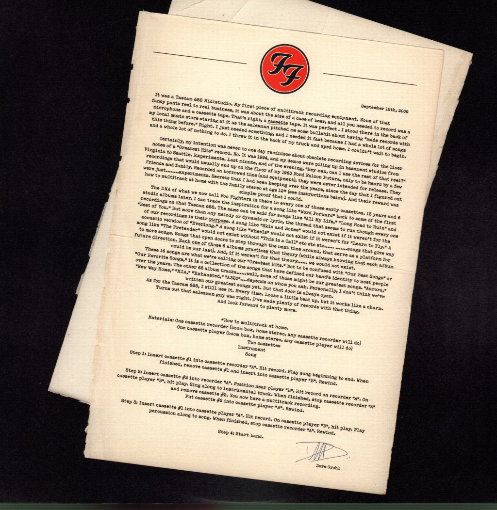 Foo Fighters - Greatest Hits - Double Lp