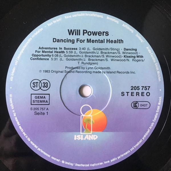 Will Powers - Dancing For Mental Health - Lp