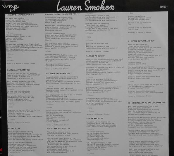 Lauren Smoken - Lauren Smoken - Lp