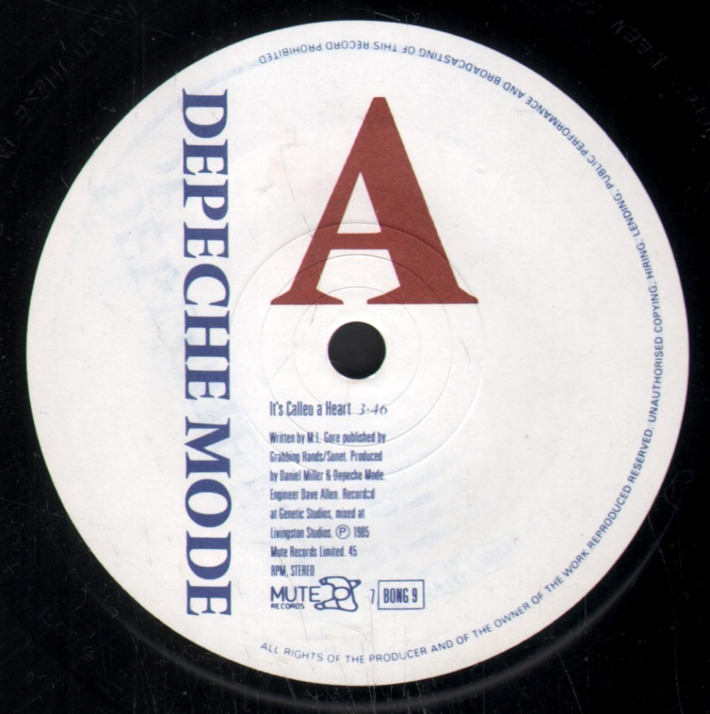 Depeche Mode - It's Called A Heart - 7 Inch