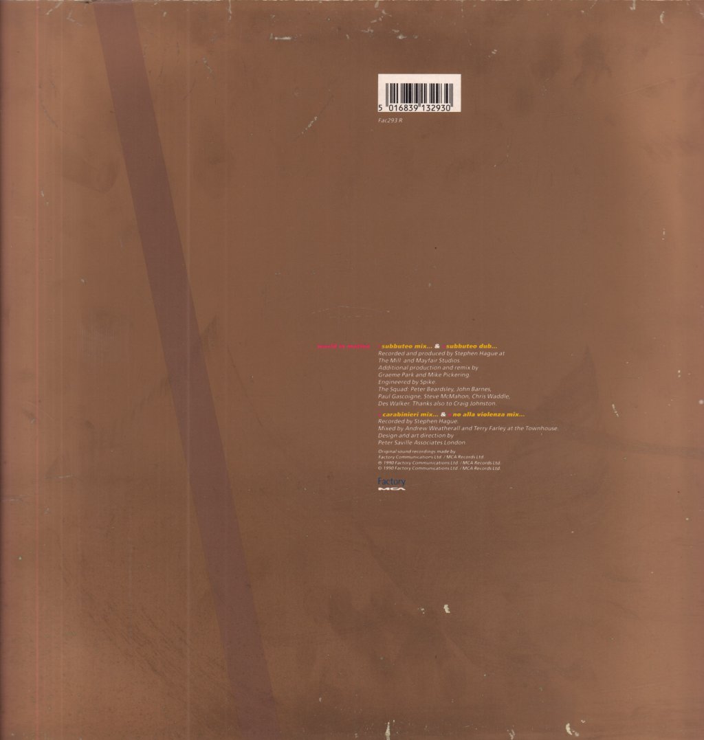 New Order - World In Motion - 12 Inch