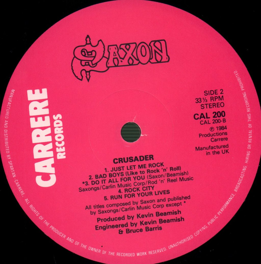 Saxon - Crusader - Lp