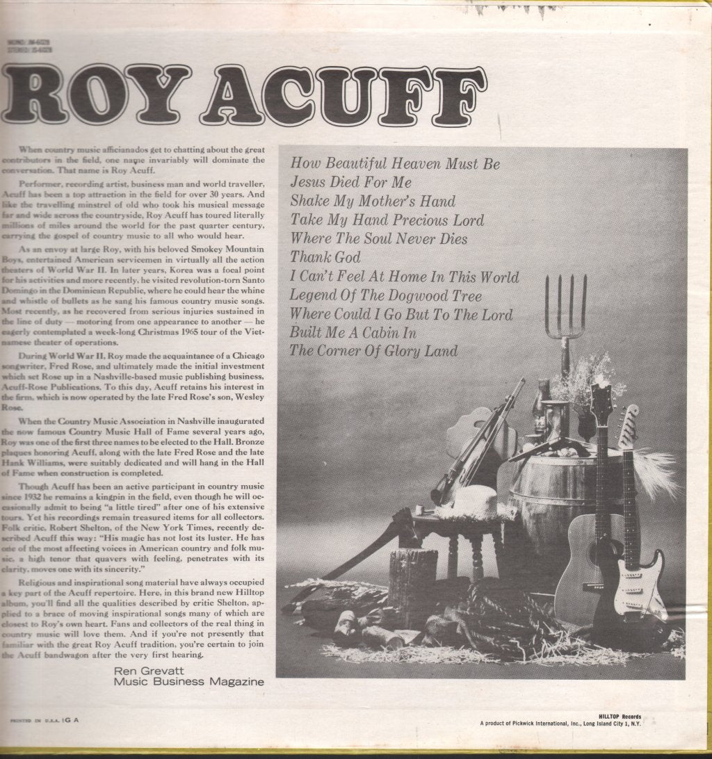 Roy Acuff - Roy Acuff - Lp