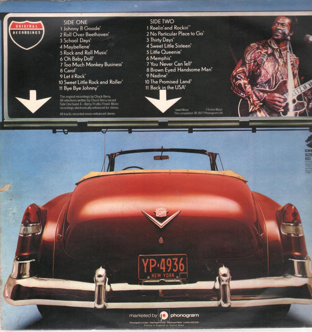 Chuck Berry - Motorvatin' - Lp