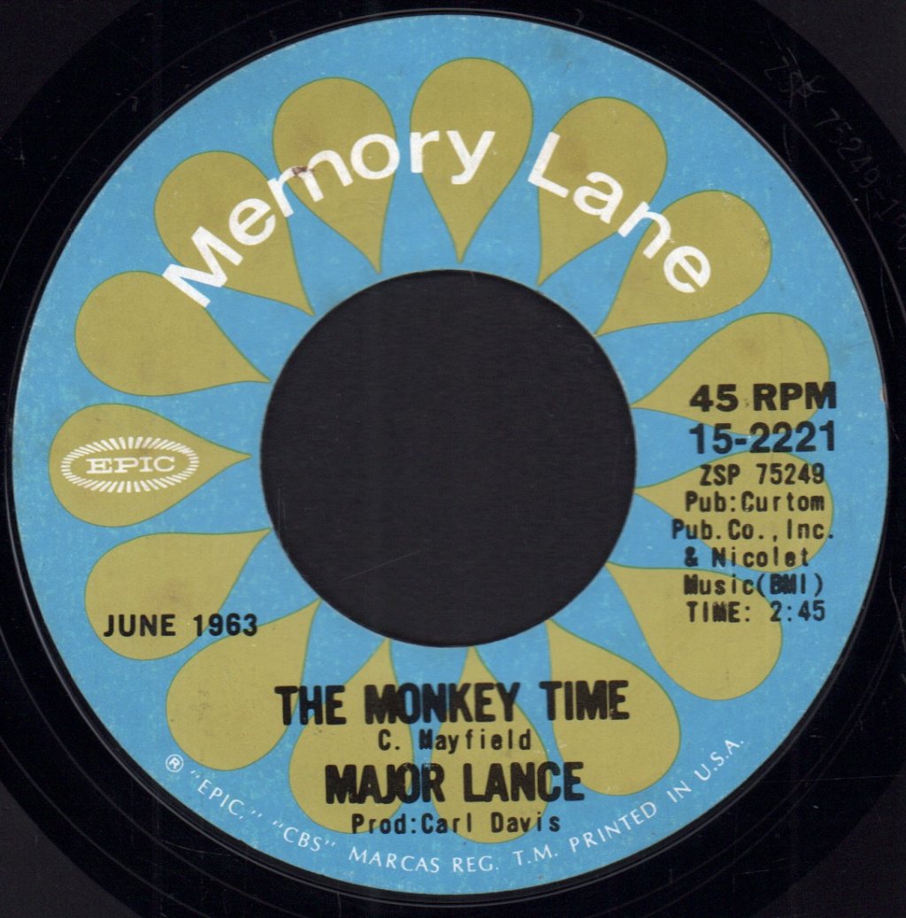 Major Lance - Monkey Time - 7 Inch