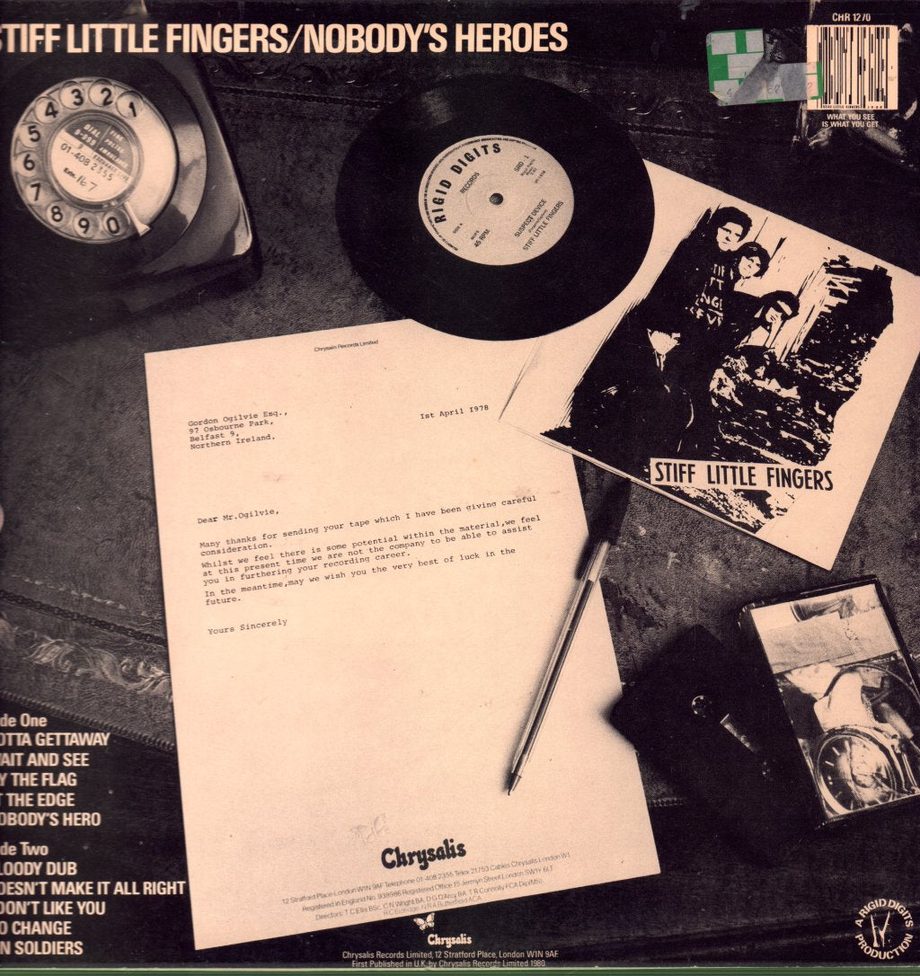 Stiff Little Fingers - Nobody's Heroes - Lp