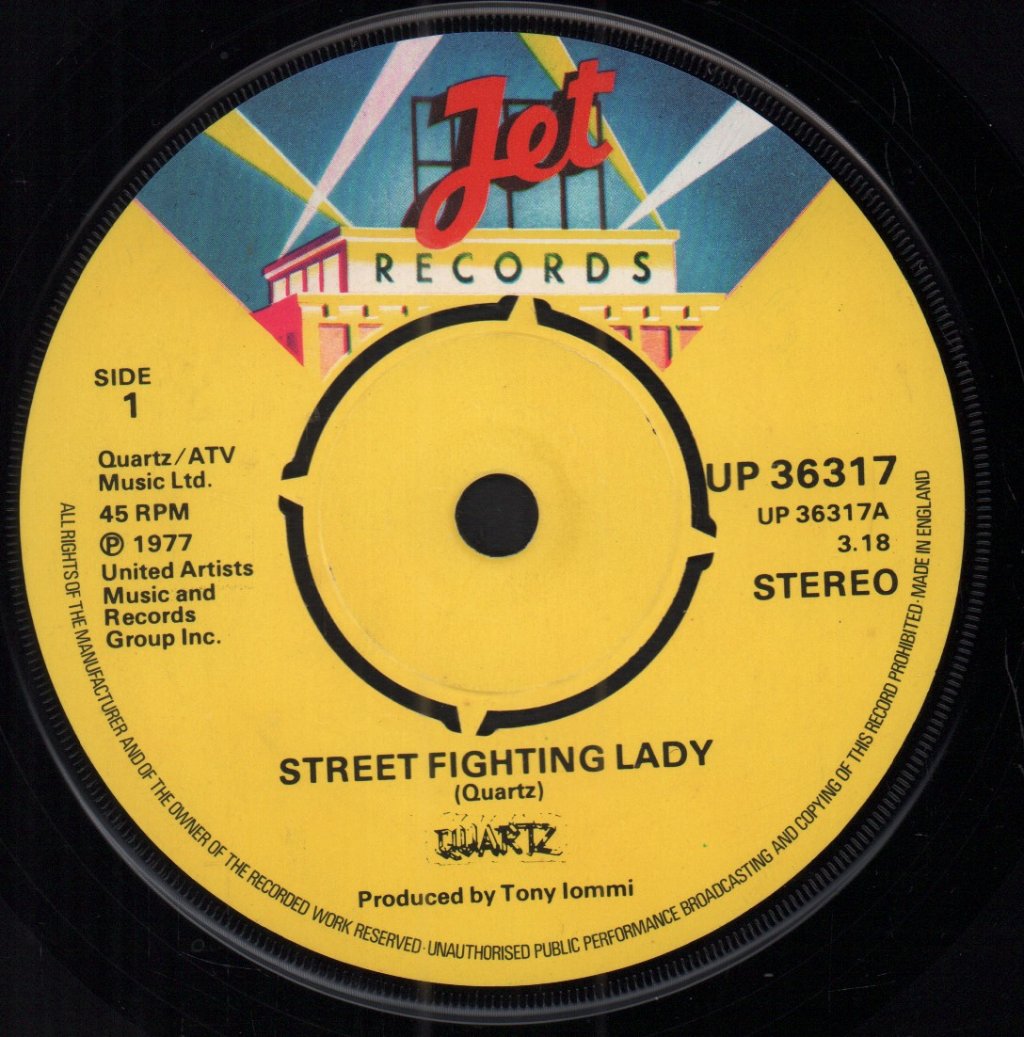 Quartz (Rock/Metal Group) - Street Fighting Lady - 7 Inch