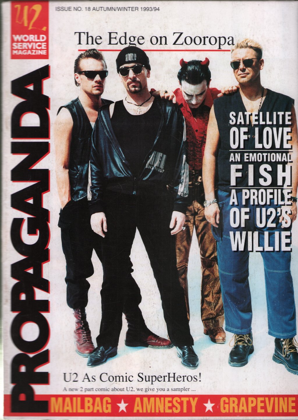 U2 - Propaganda 18 Autumn/winter 1993/4 - Magazine
