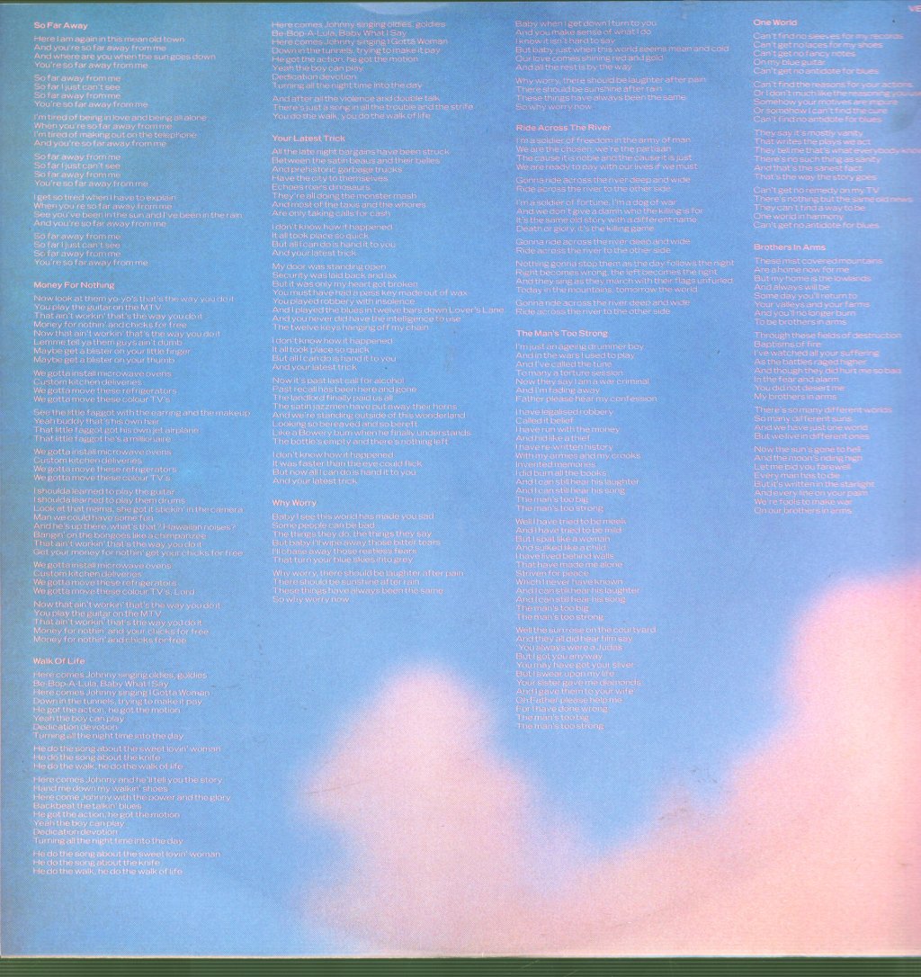 Dire Straits - Brothers In Arms - Lp