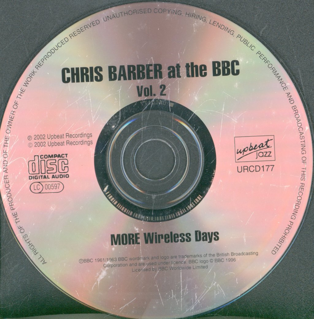 Chris Barber - Chris Barber At The BBC Vol. 2, More Wireless Days 1961/1963 (Broadcast Recordings 1961/1963) - Cd