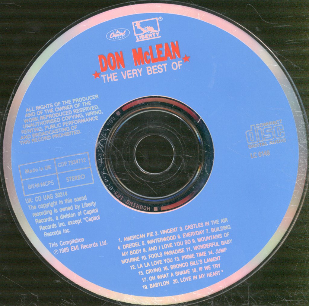 Don McLean - Very Best Of Don McLean - Cd