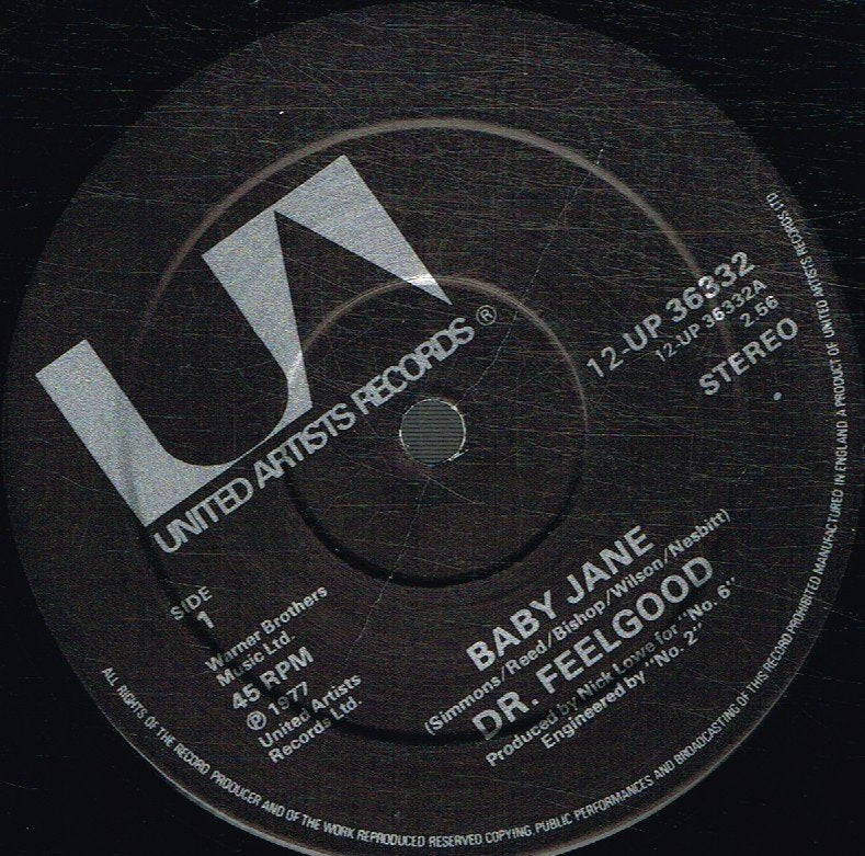Dr. Feelgood - Baby Jane - 12 Inch
