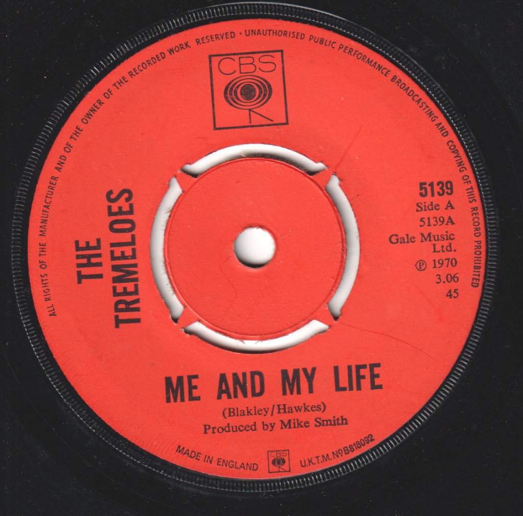 Tremeloes - Me And My Life - 7 Inch