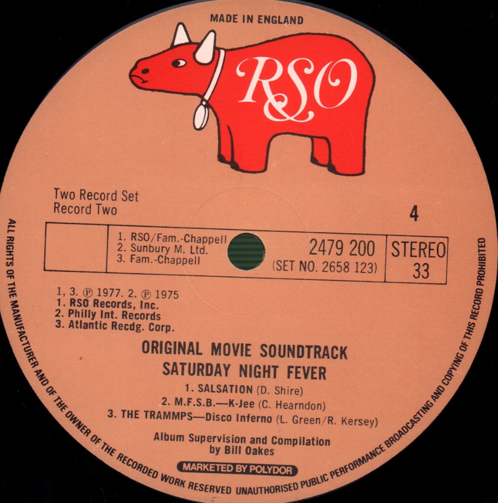 Various Artists - Saturday Night Fever (Original Movie Soundtrack) - Double Lp